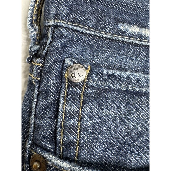 Denim & Supply Ralph Lauren Jeans Mens 41x30 Straight Leg Denim Blue Dark Wash - Picture 8 of 16